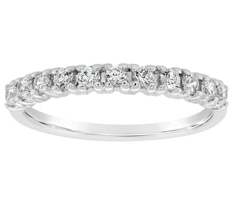 Affinity 14K Gold 3/10 cttw 11-Stone Diamond Band Ring — View 5
