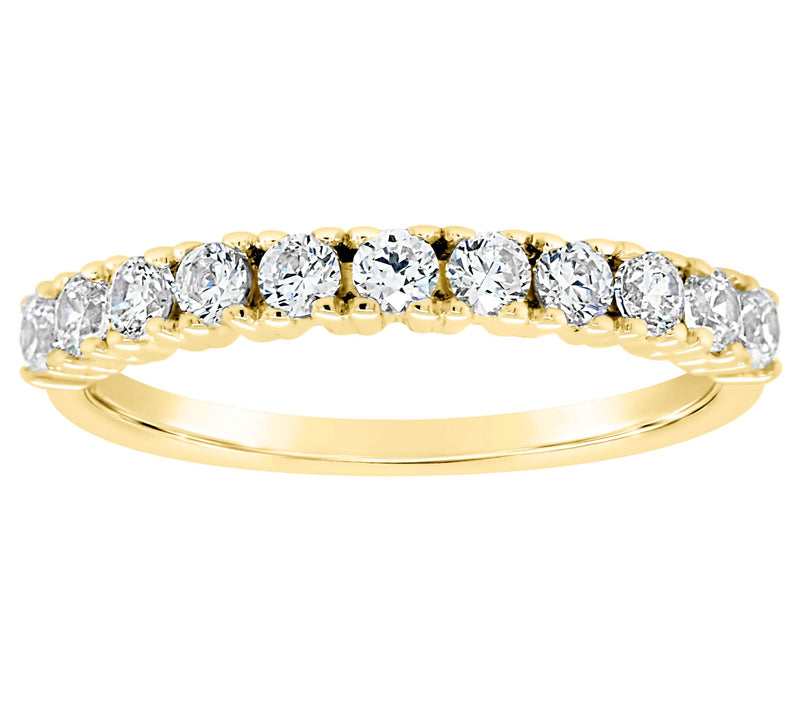Affinity 14K Gold 1/2 cttw 11-Stone Diamond Band Ring — Main view