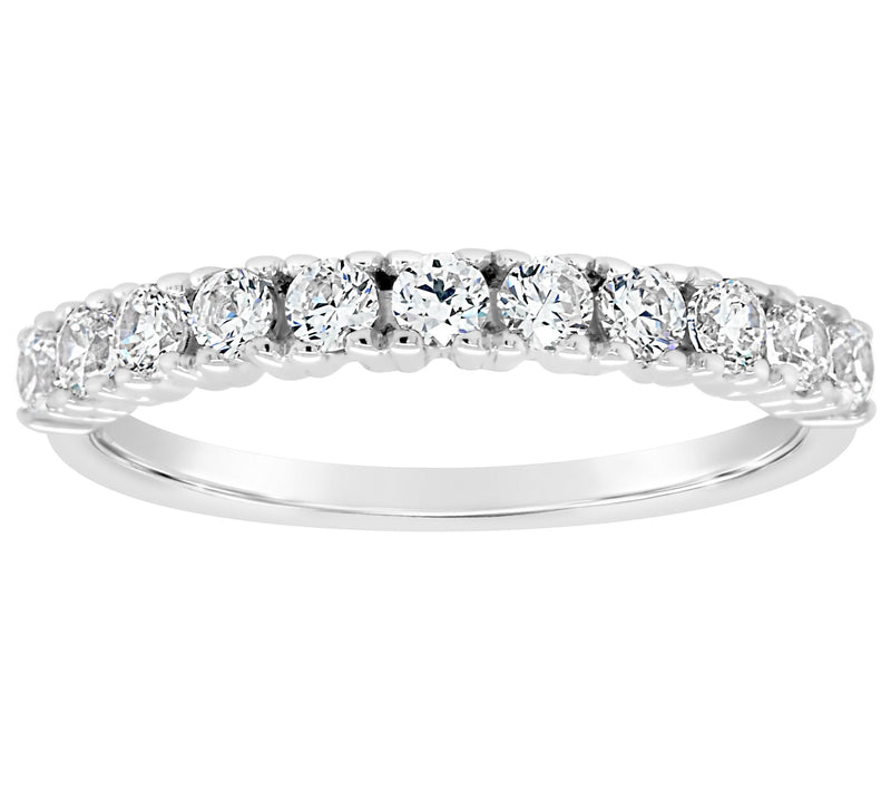 Affinity 14K Gold 1/2 cttw 11-Stone Diamond Band Ring — View 5