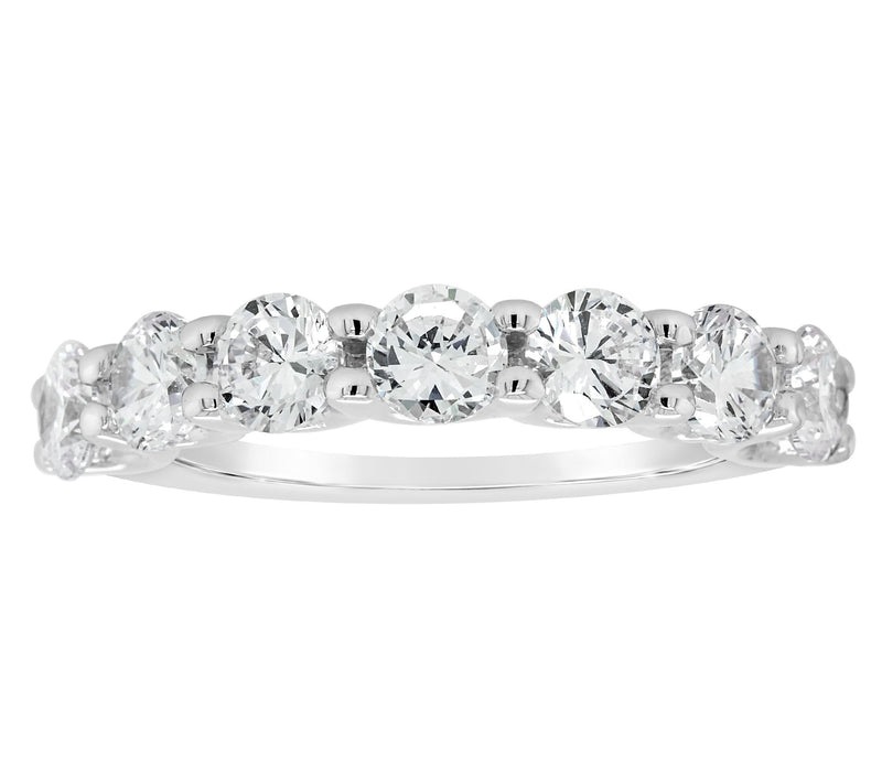 Affinity 14K Gold 2.05 cttw 7-Stone Diamond Ring — View 3