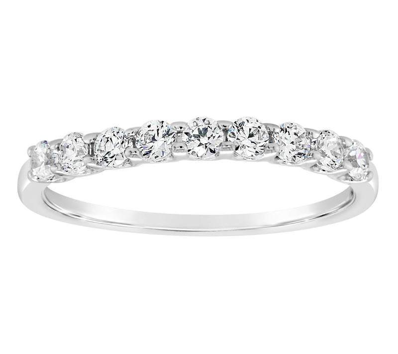 Affinity 14K Gold 4/10 cttw 9-Stone Diamond Ring — View 3