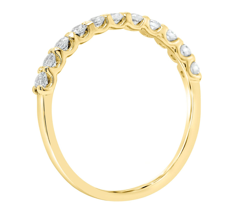 Affinity 14K Gold 3/10 cttw 11-Stone Diamond Ring — View 6