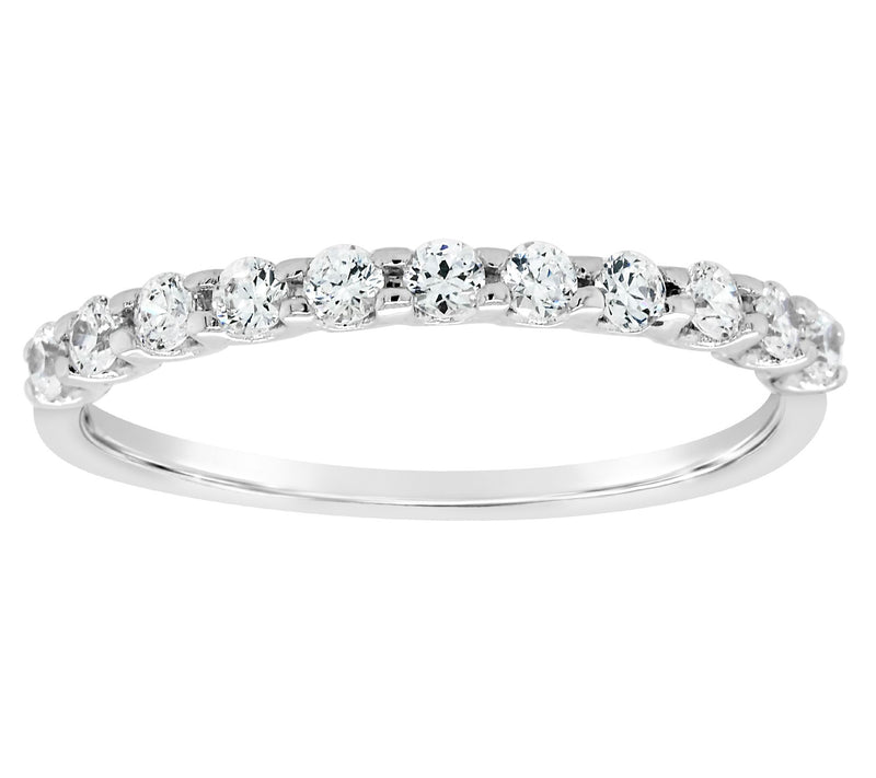 Affinity 14K Gold 3/10 cttw 11-Stone Diamond Ring — View 3