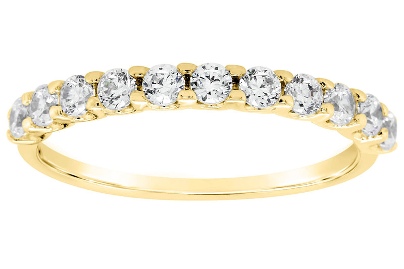 Affinity 14K Gold 1/2 cttw 11-Stone Diamond Ring — Main view