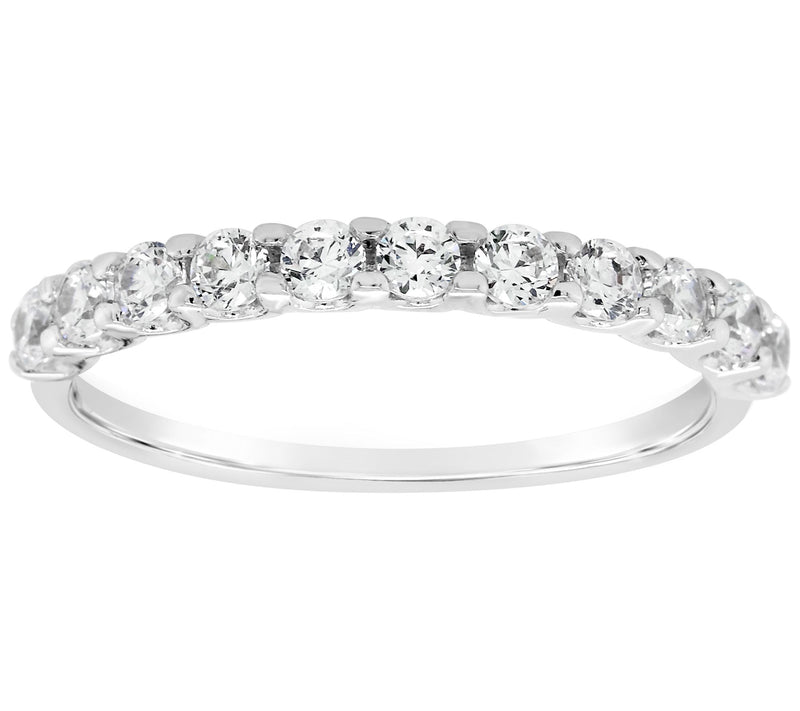 Affinity 14K Gold 1/2 cttw 11-Stone Diamond Ring — View 3
