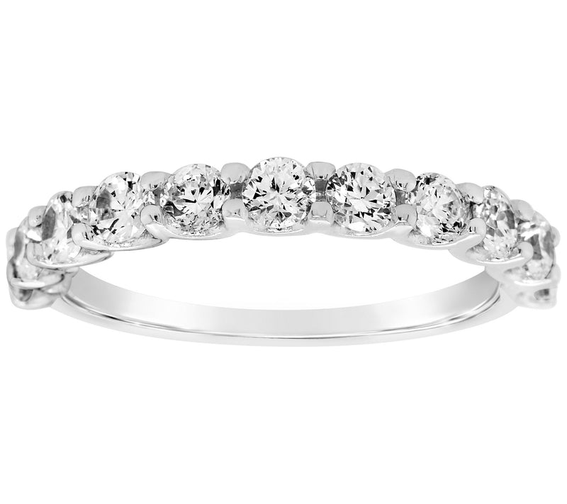 Affinity 14K Gold 9/10 cttw 11-Stone Diamond Ring — View 3