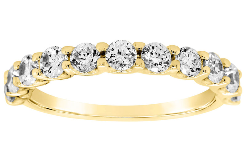 Affinity 14K Gold 9/10 cttw 11-Stone Diamond Ring — Main view