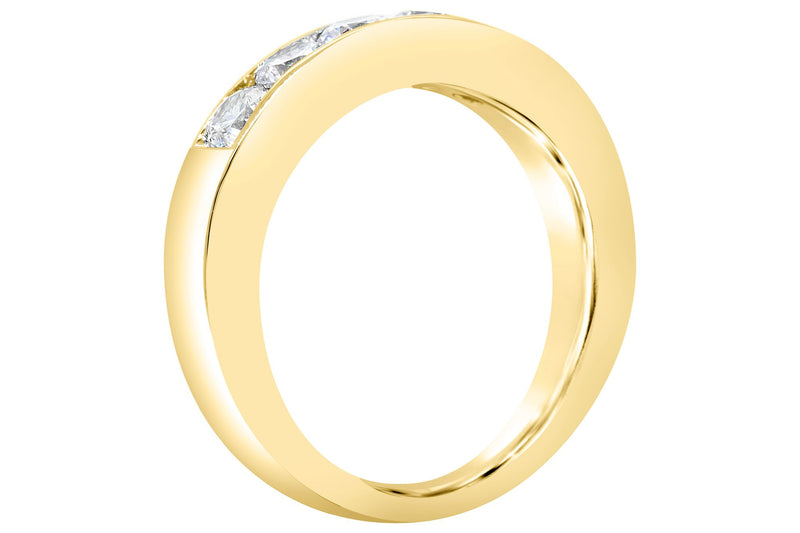 Affinity 14K Channel Set 7/10 cttw 5-Stone Diamond Ring — View 6
