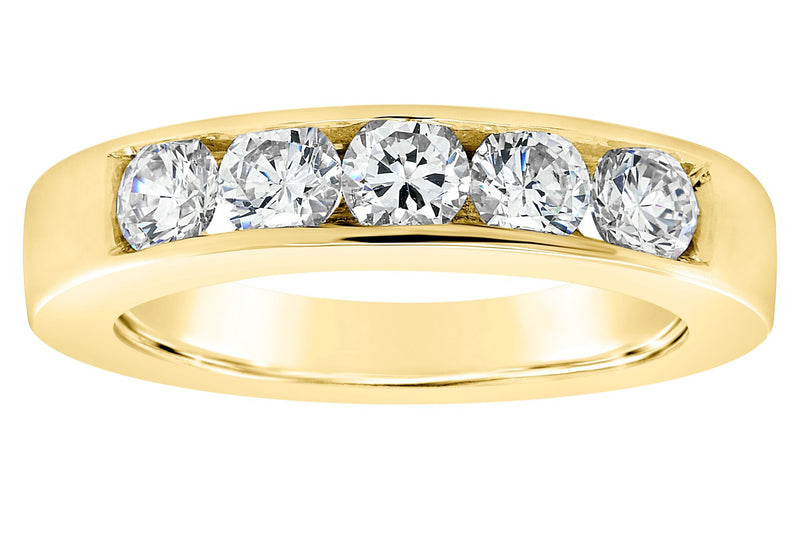 Affinity 14K Gold Channel Set 1.20 cttw Diamond Ring — Main view