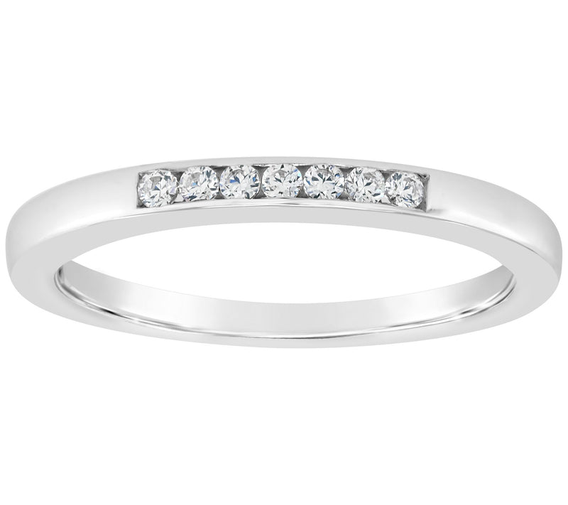 Affinity 14K Gold Channel Set 1/10 cttw DiamondRing — View 3