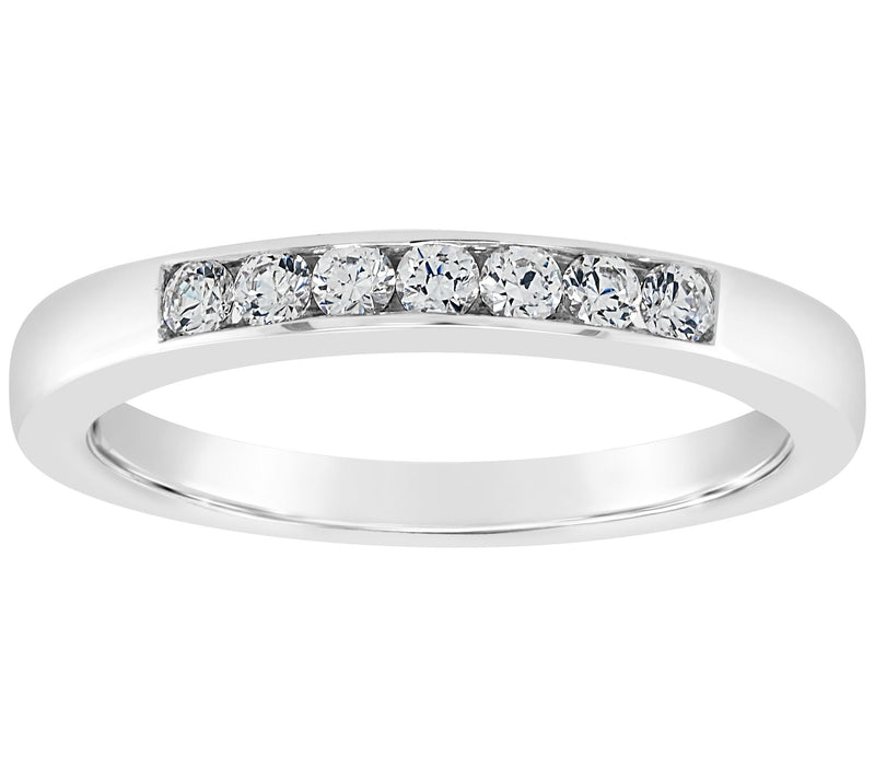 Affinity 14K Gold Channel Set 1/5 cttw Diamond Ring — View 3