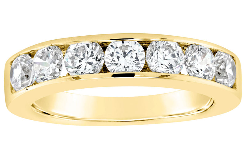 Affinity 14K Gold Channel Set 1.35 cttw Diamond Ring — Main view