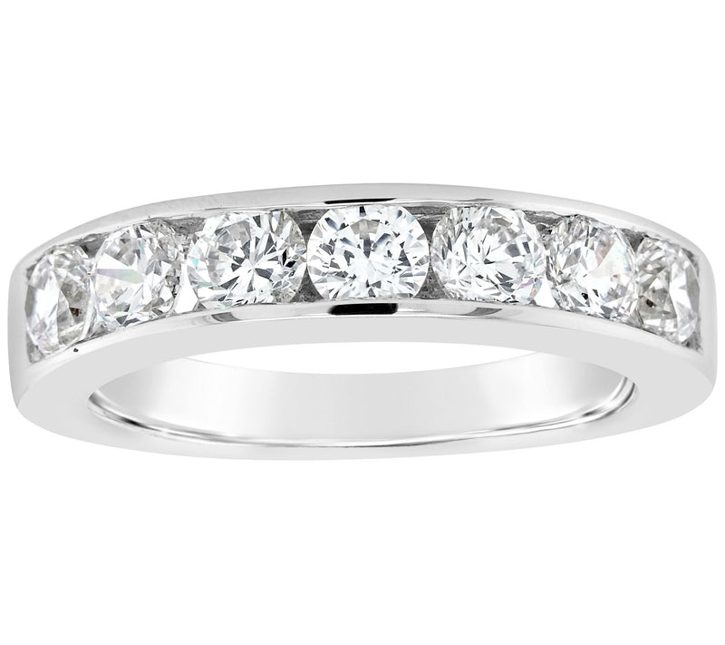 Affinity 14K Gold Channel Set 1.35 cttw Diamond Ring — View 3