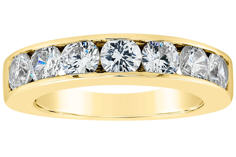 Affinity 14K Gold Channel Set 1.70 cttw D iamond Ring — Main view