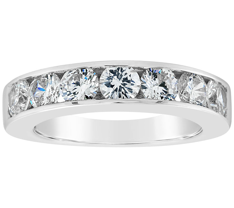 Affinity 14K Gold Channel Set 1.70 cttw D iamond Ring — View 3