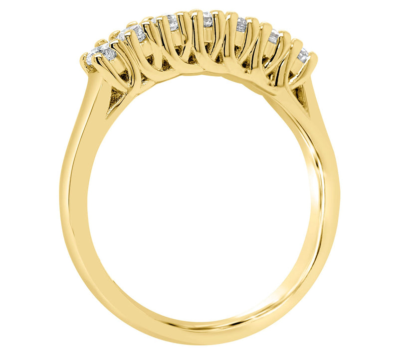 Affinity 14K Gold 3/10 cttw Diamond Band Ring — View 6