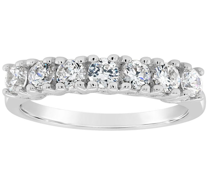 Affinity 14K Gold 7/10 cttw Diamond Band Ring — View 3