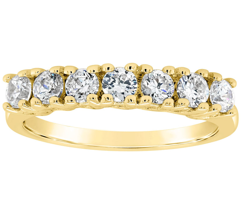 Affinity 14K Gold 7/10 cttw Diamond Band Ring — View 5