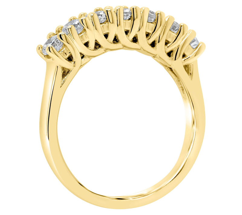 Affinity 14K Gold 7/10 cttw Diamond Band Ring — View 6