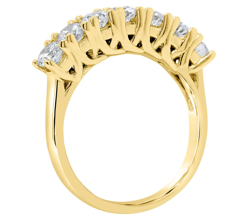 Affinity 14K Gold 9/10 cttw Diamond Band Ring — View 6
