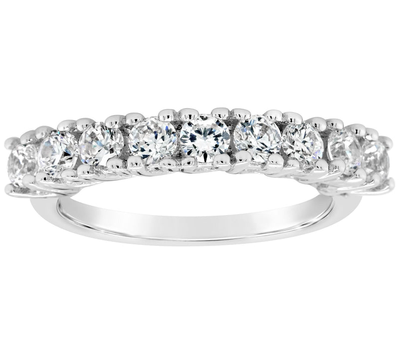 Affinity 14K Gold 8/10 cttw 9-Stone Diamond Ring — View 3