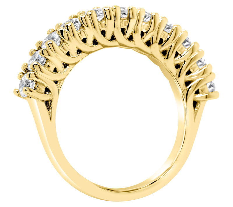 Affinity 14K Gold 9/10 cttw Diamond Ring — View 6