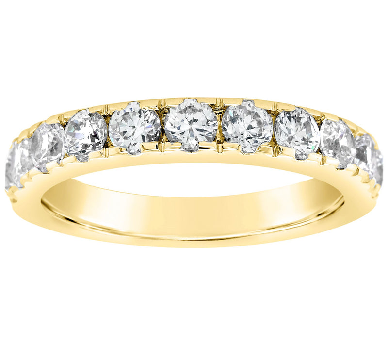 Affinity 14K Gold 9/10 cttw Diamond Band Ring — View 3