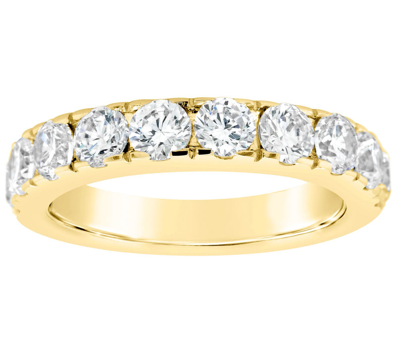 Affinity 14K Gold 1.45 cttw Diamond Band Ring — View 3