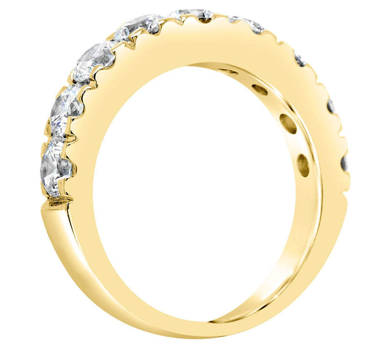 Affinity 14K Gold 1.75 cttw Diamond Band Ring — View 6