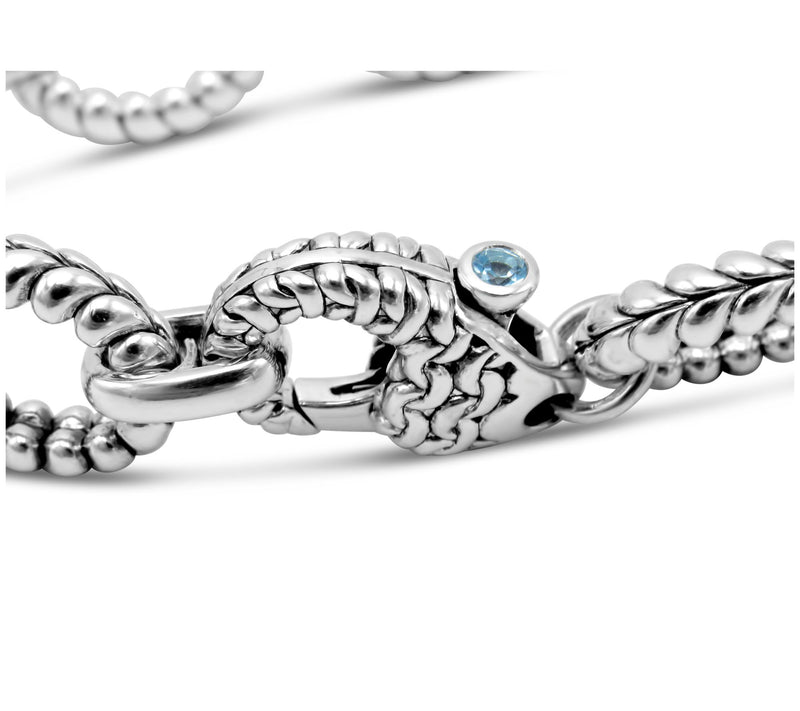 Tiffany Kay Sterling Silver Herringbone Link Bracelet — View 3