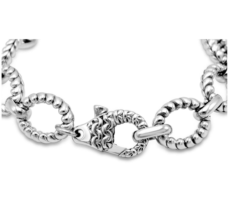 Tiffany Kay Sterling Silver Herringbone Link Bracelet — View 2