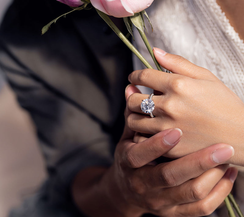 Diamonique 8.40 cttw Engagement Ring, Ster lingSilver — View 6