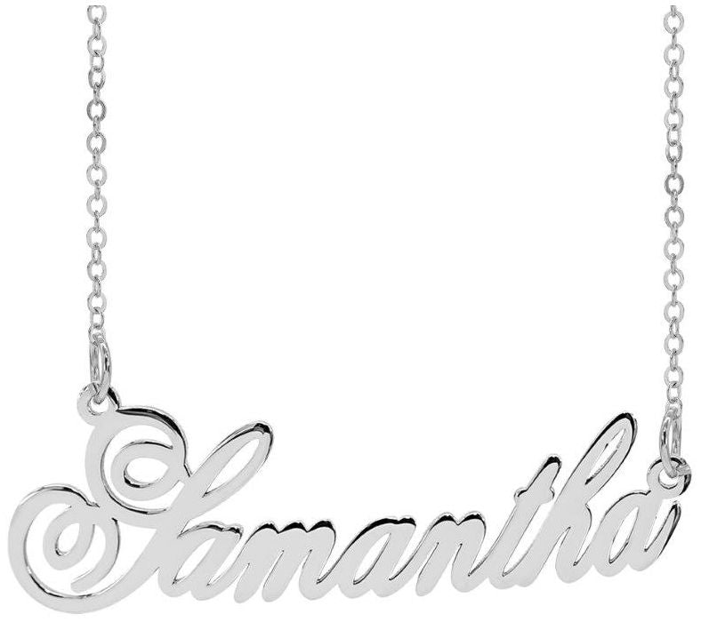 Sterling Personalized Name Necklace — Main view