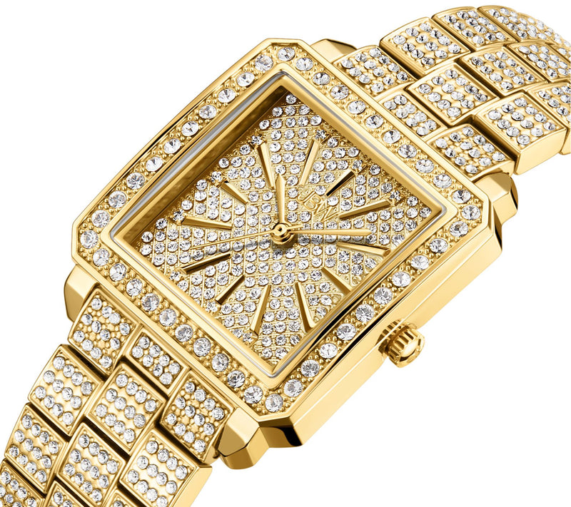 JBW Women's Cristal 1/8 cttw Diamond 18K Gold-Plated Watch — View 2