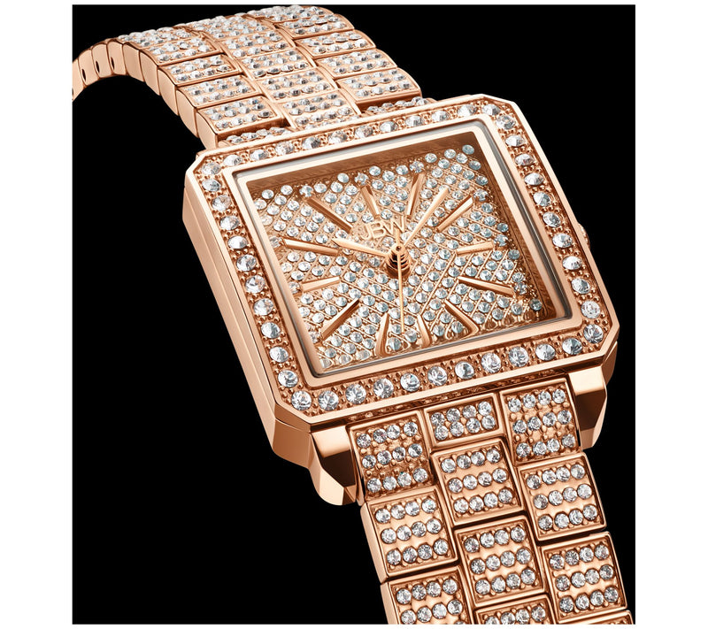 JBW Women's Cristal 1/8 cttw Diamond 18K Rose-Plated Watch — View 4