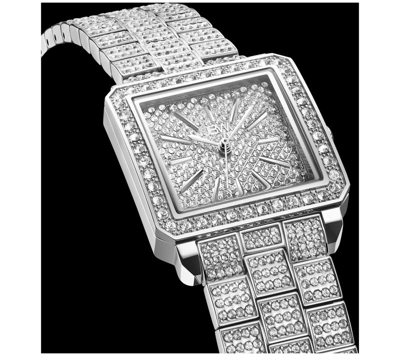 JBW Women's Cristal 1/10 cttw Diamond StainlessSteel Watch — View 4