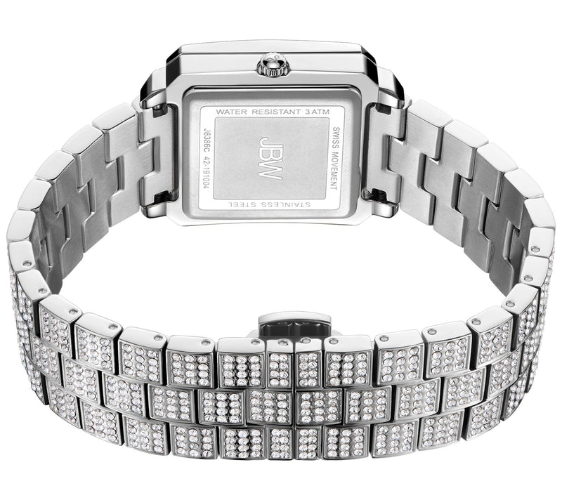 JBW Women's Cristal 1/10 cttw Diamond StainlessSteel Watch — View 3
