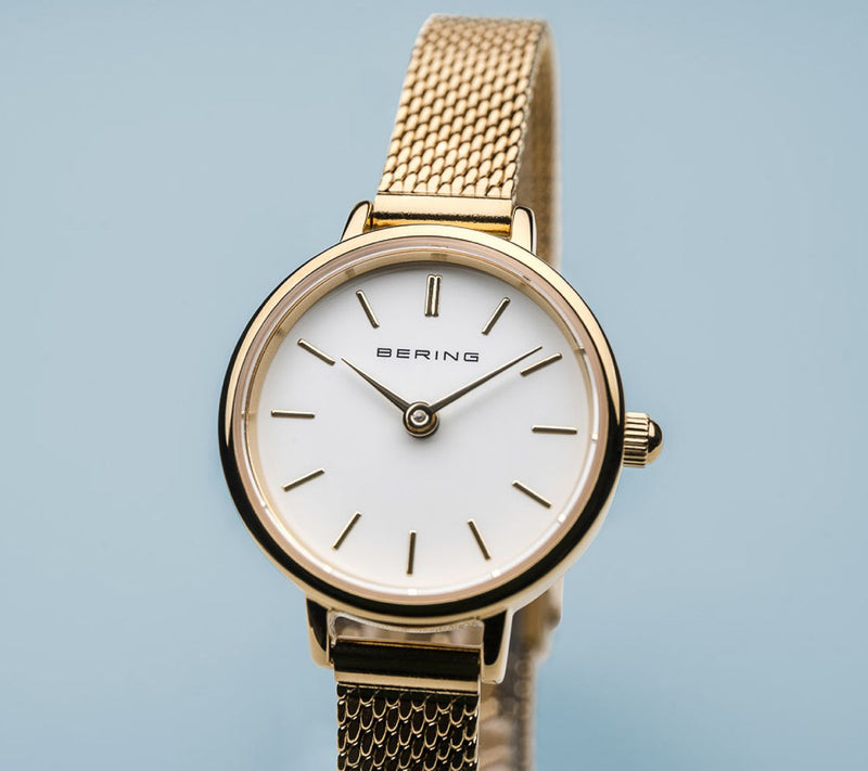 Bering Women's Classic Goldtone Watch & Charm Bracelet Set — View 4