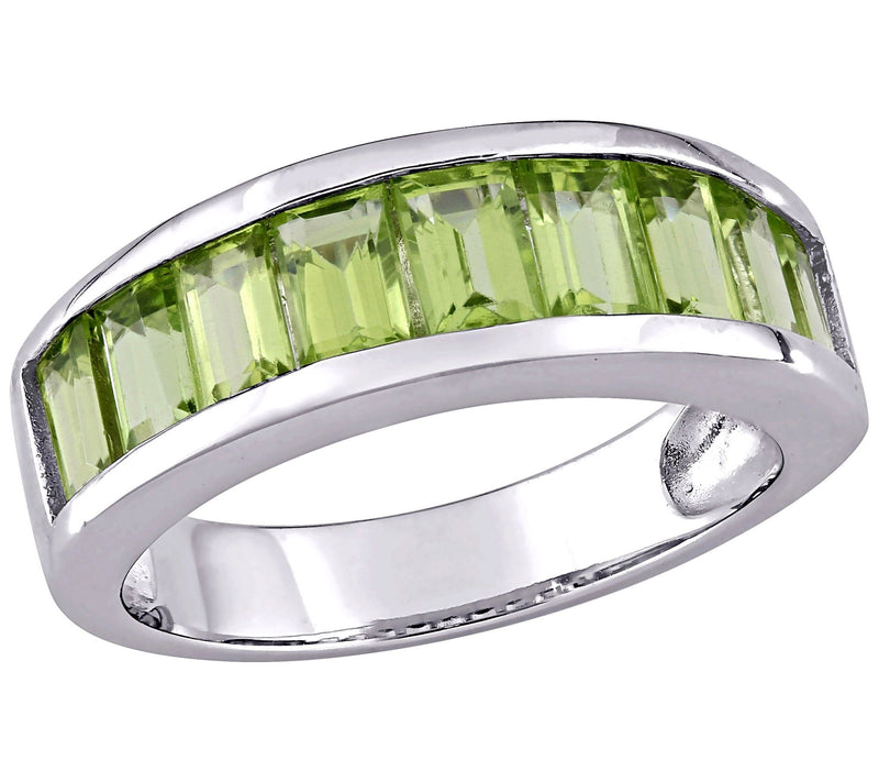Sterling Silver 2.70 cttw Peridot Ring — Main view