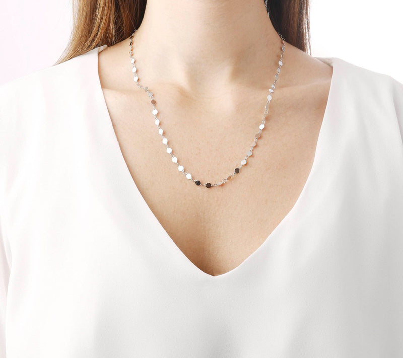 Steel by Design Polished Disc 20" Necklace — View 3