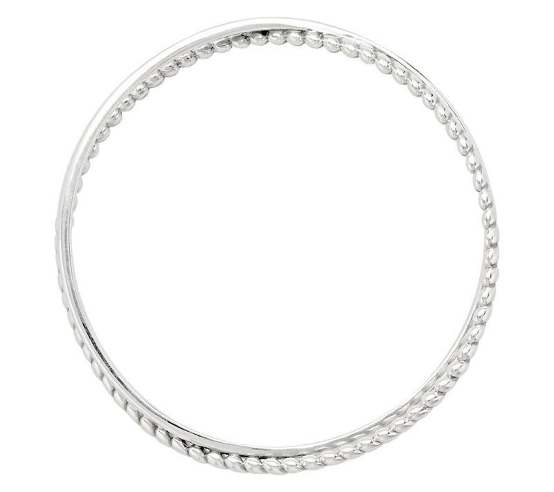 Tiffany Kay Studio Sterling Herringbone Texture d Bangle — View 3