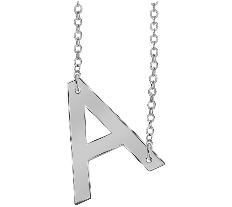 Sterling Silver Personalized Initial Necklace — Main view