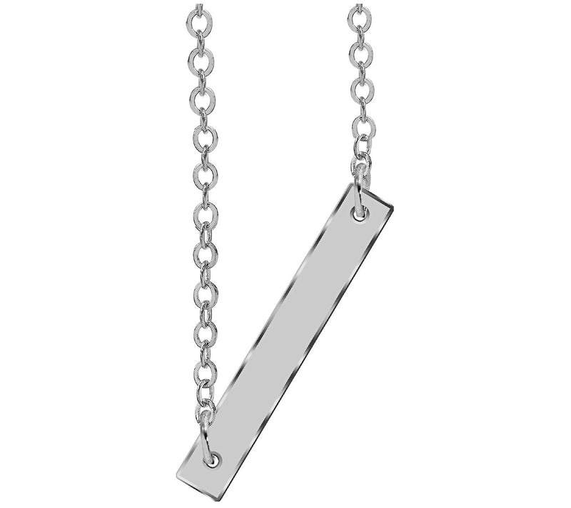 Sterling Silver Personalized Initial Necklace — View 17