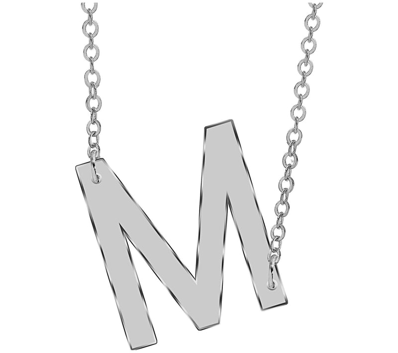 Sterling Silver Personalized Initial Necklace — View 27