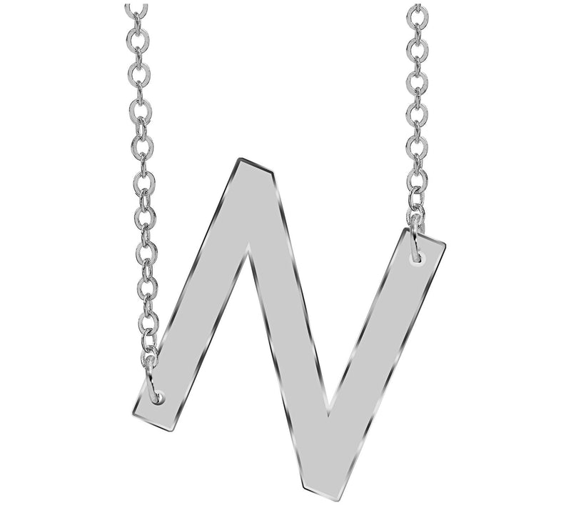 Sterling Silver Personalized Initial Necklace — View 29