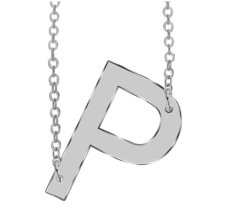 Sterling Silver Personalized Initial Necklace — View 33