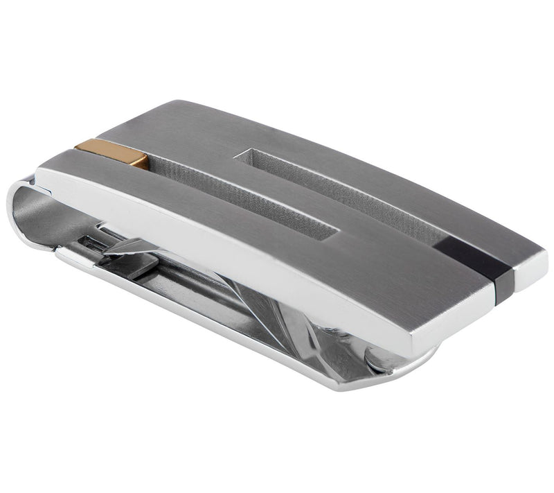 James Michael Men's Stainless, 18K & Titanium Money Clip — Main view