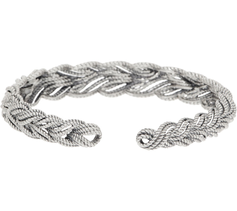 Tiffany Kay Studio Sterling Silver Eyelet Hinge d Cuff — View 2