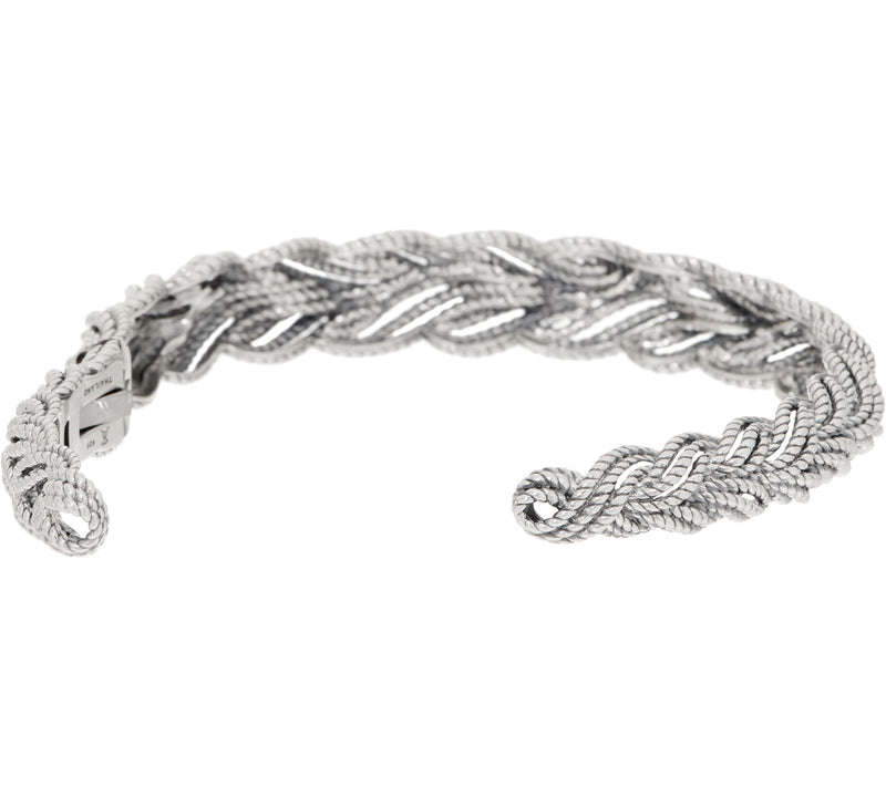 Tiffany Kay Studio Sterling Silver Eyelet Hinge d Cuff — View 3