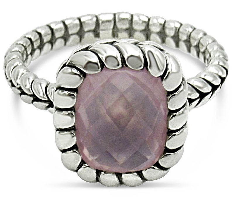 Tiffany Kay Studio Sterling Silver 2.50 cttw Rose Quartz Ring — Main view